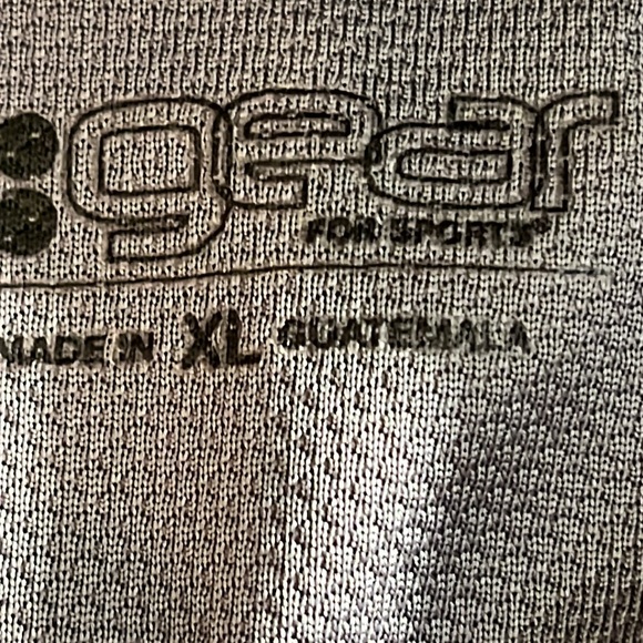 GEAR X-Large men’s grey FBI Boston polo shirt clumate control short sleeve - Picture 14 of 15